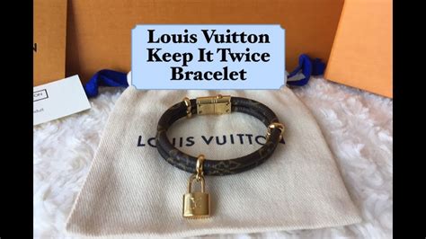 how to open louis vuitton keep it twice bracelet|louis vuitton leather bracelet sizing.